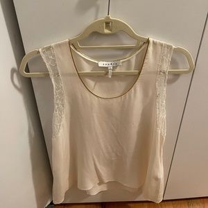 White Sandro blouse